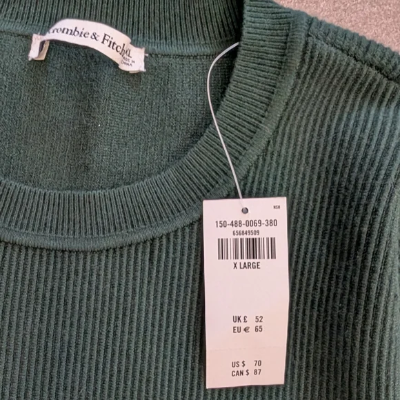 Abercrombie & Fitch Fitted Ribbed Sweater - Picture 2 of 5